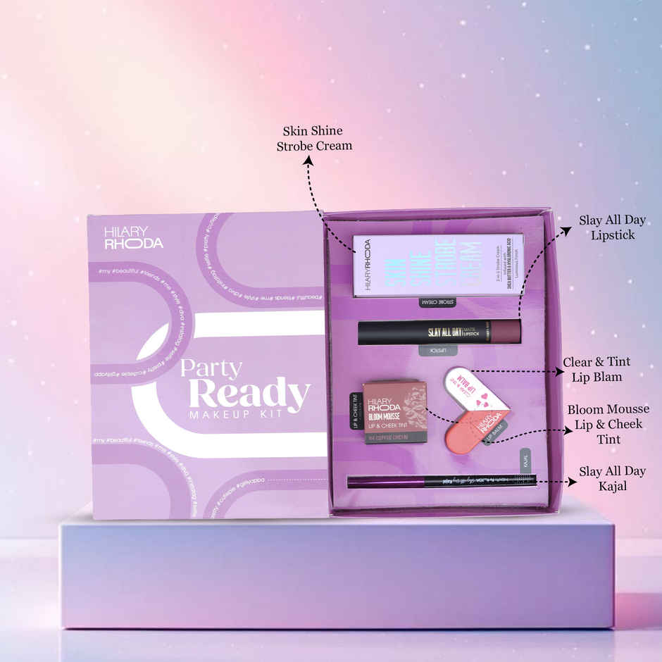 Hilary Rhoda Party Ready Makeup Kit | Makeup Combo for Women Face Makeup Essentials