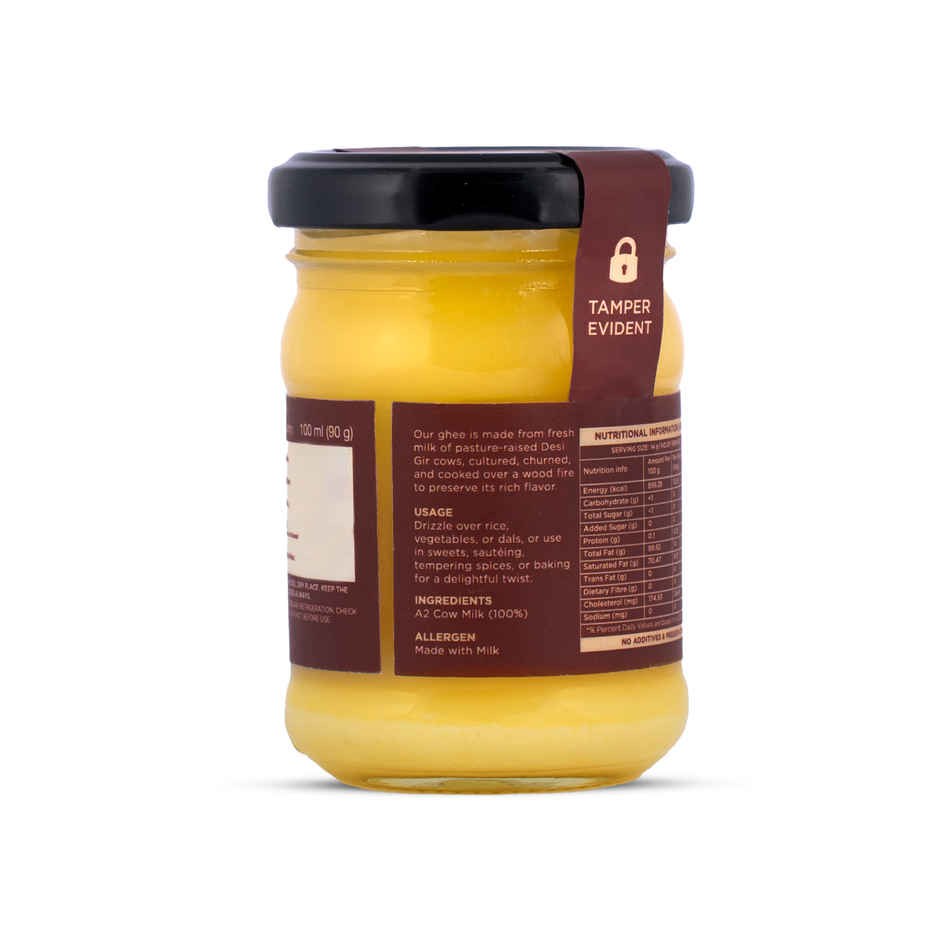 Two Brothers Organic Farms A2 Desi Gir Cow Cultured Ghee