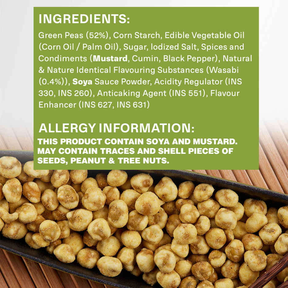 Cornitos Coated Green Peas - Wasabi