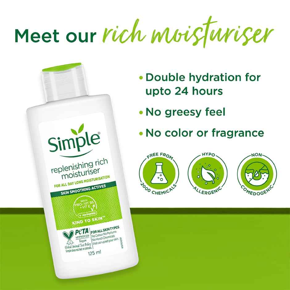 Simple Kind To Skin Replenishing Rich Moisturiser