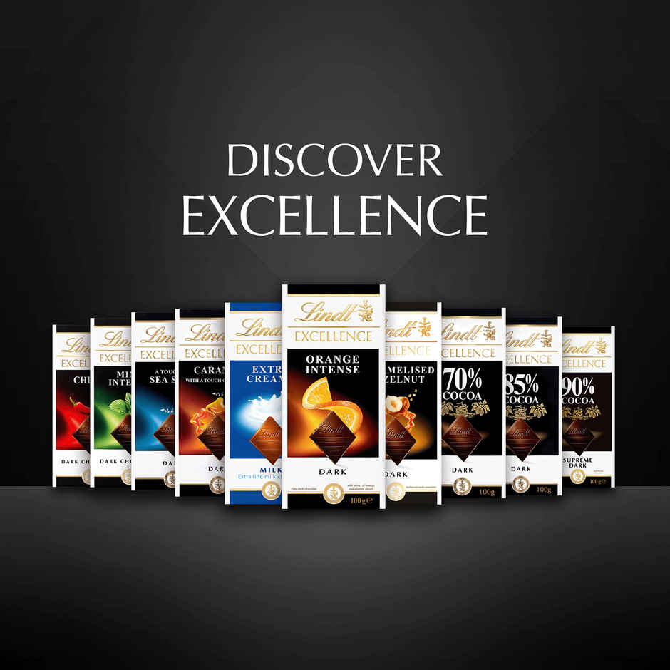 Lindt Excellence 90% Cocoa Supreme Dark Chocolate Bar Combo
