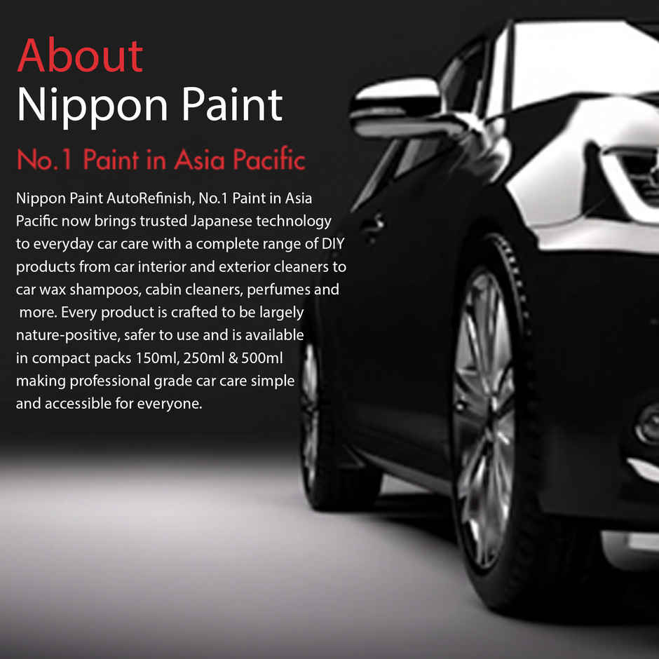 Nippon Paint n Shield Glass Cleaner Spray | Hydrophobic Action Repels Water and Dust