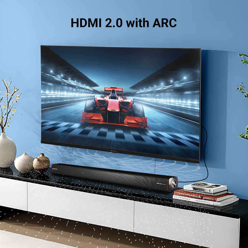 Zebronics HDMI 2.0 Cable, 3m, 4K/60Hz, 18Gbps, ARC, 3D, CEC, Male to Male HAA3020A