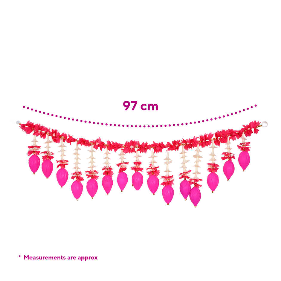 Artificial Lotus Bud Toran | Handcrafted Paper | Festival Decoration | 1 pcs | Se7en