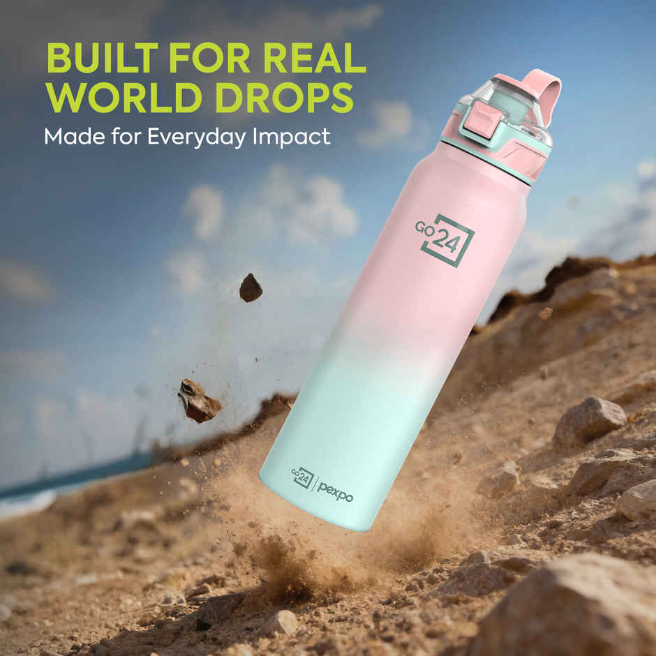 Go24 | Pexpo Amaze Hot & Cold Stainless Steel Water Bottle Vacuum Insulated | 940 ml