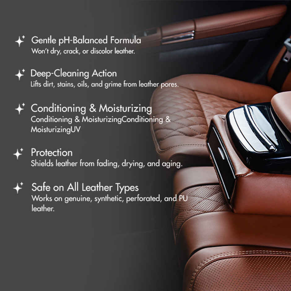 Nippon Paint n-Shield Leather Upholstery Cleaner | Suitable for Car Seats Sofas Bags