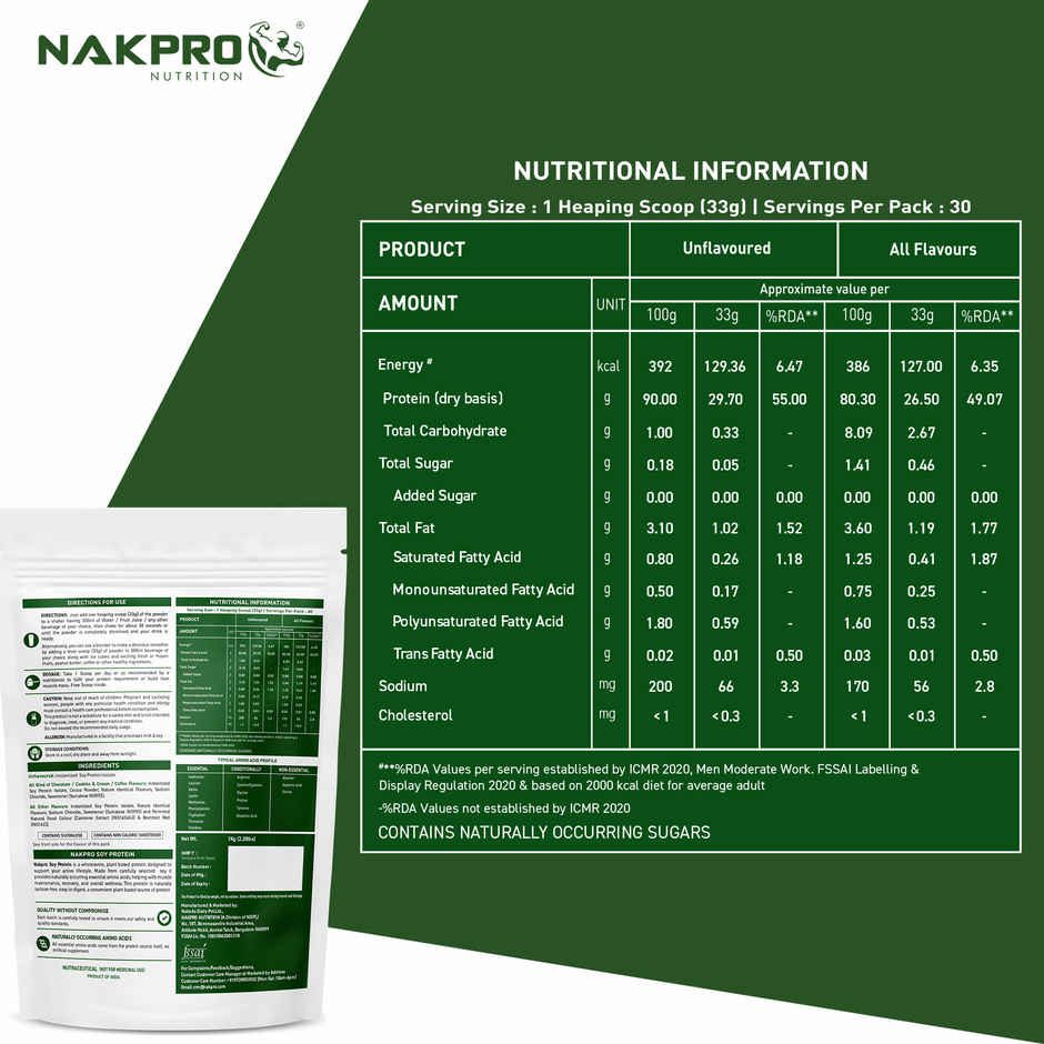 Nakpro Soy Protein Isolate | Chocolate