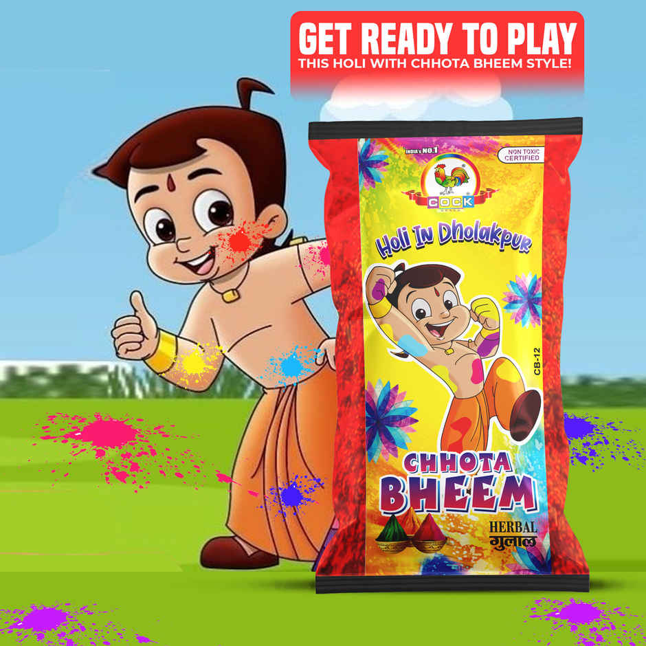 Chhota Bheem Holi Gulal | 70 g | Cock