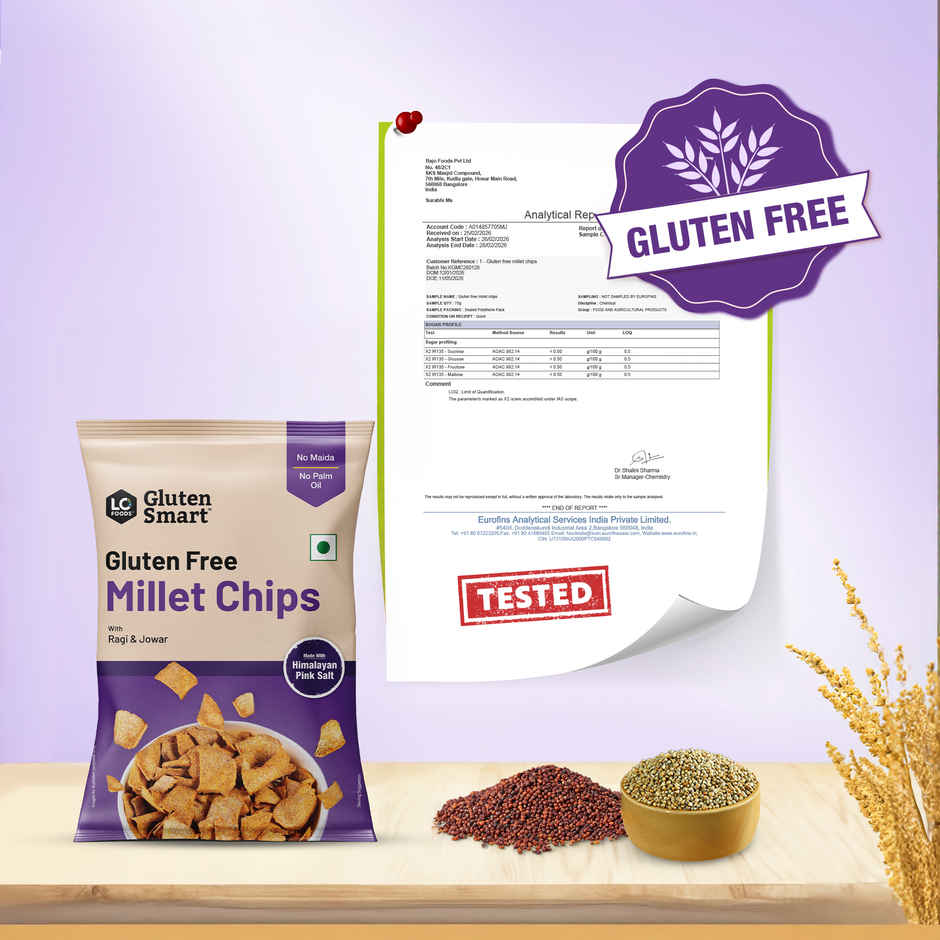 Lo Foods Gluten Free Millet Ragi Chips | No Palm Oil