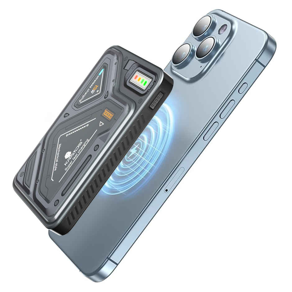 Kratos PB03 Stylish Magsafe Powerbank | 22.5w Wired & 15w Wireless Charging | 10000 mAh