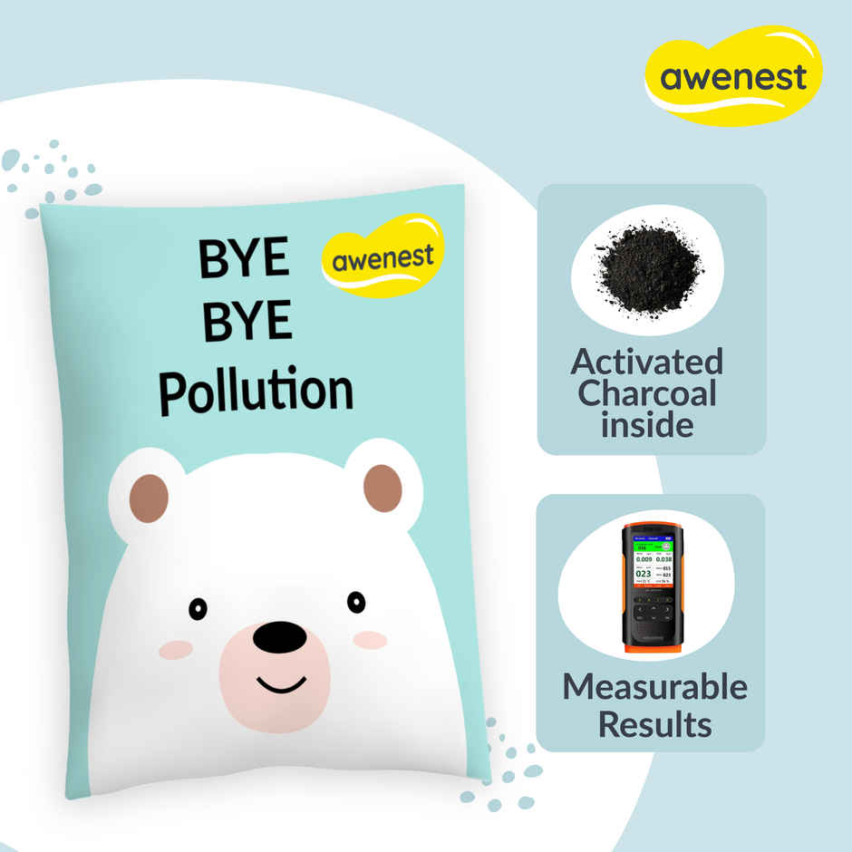 Awenest Bye Bye Pollution Air Purifier Activated Charcoal Bag