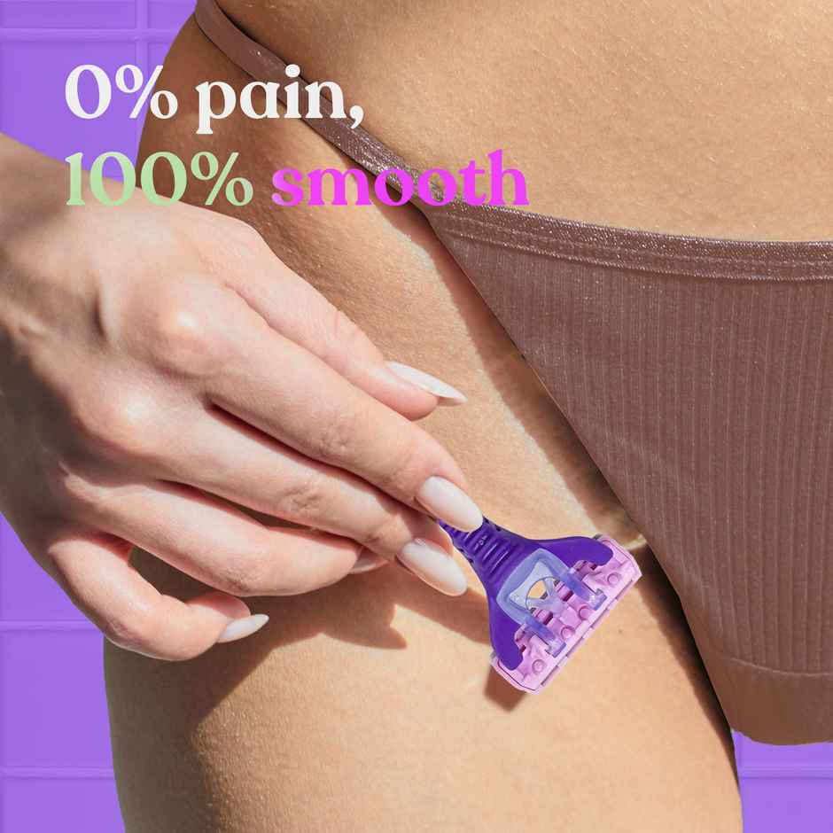 Bombae Vitamin E & Aloe Hair Removal Body Razor for Women