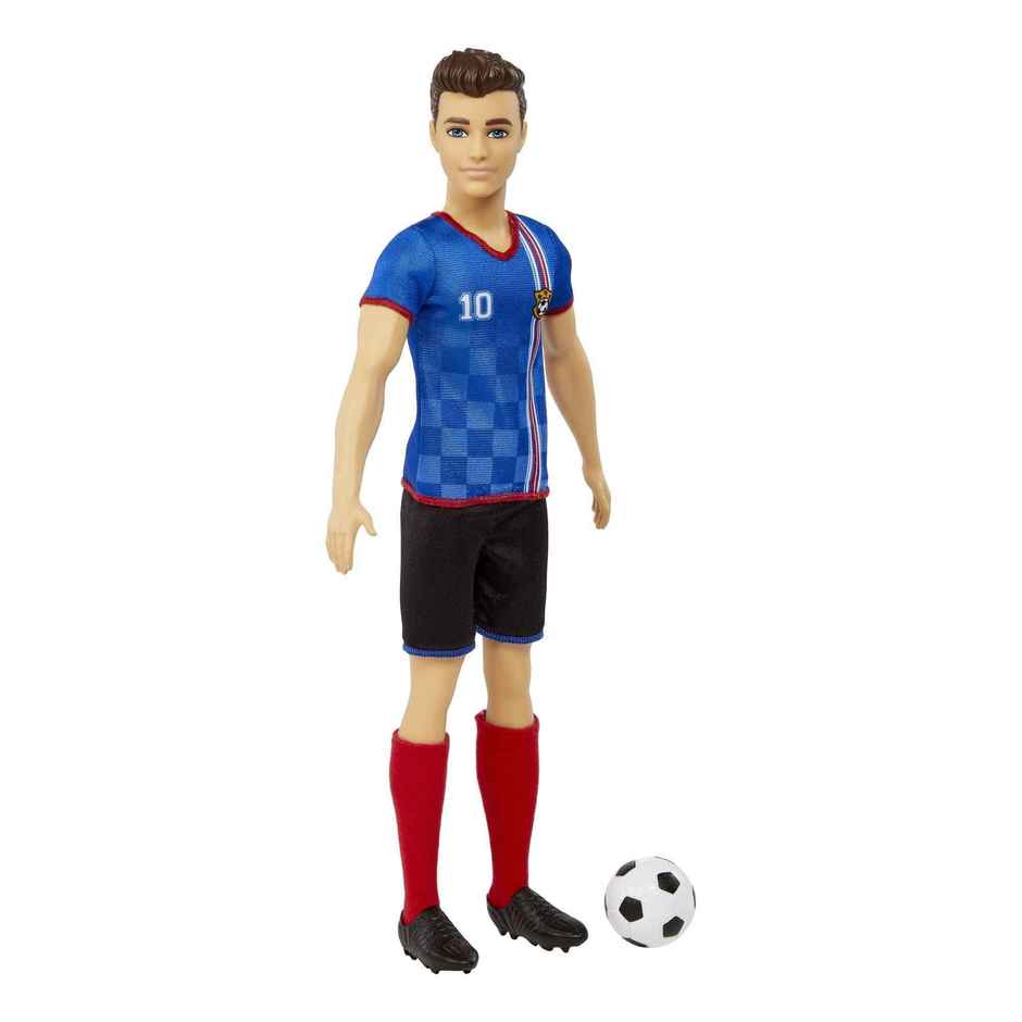 Barbie Soccer Doll - Cropped Hair | Colorful Uniform |Soccer Ball |Cleats |Tall Socks |Great Sports