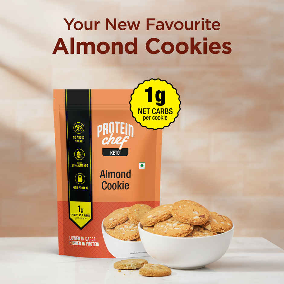 Lo Foods Keto Almond Cookies | No Added Sugar, Lower in Carbs, Higher in protein