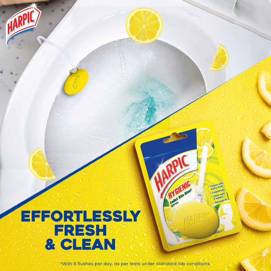 Harpic Citrus Toilet Rim Blocks
