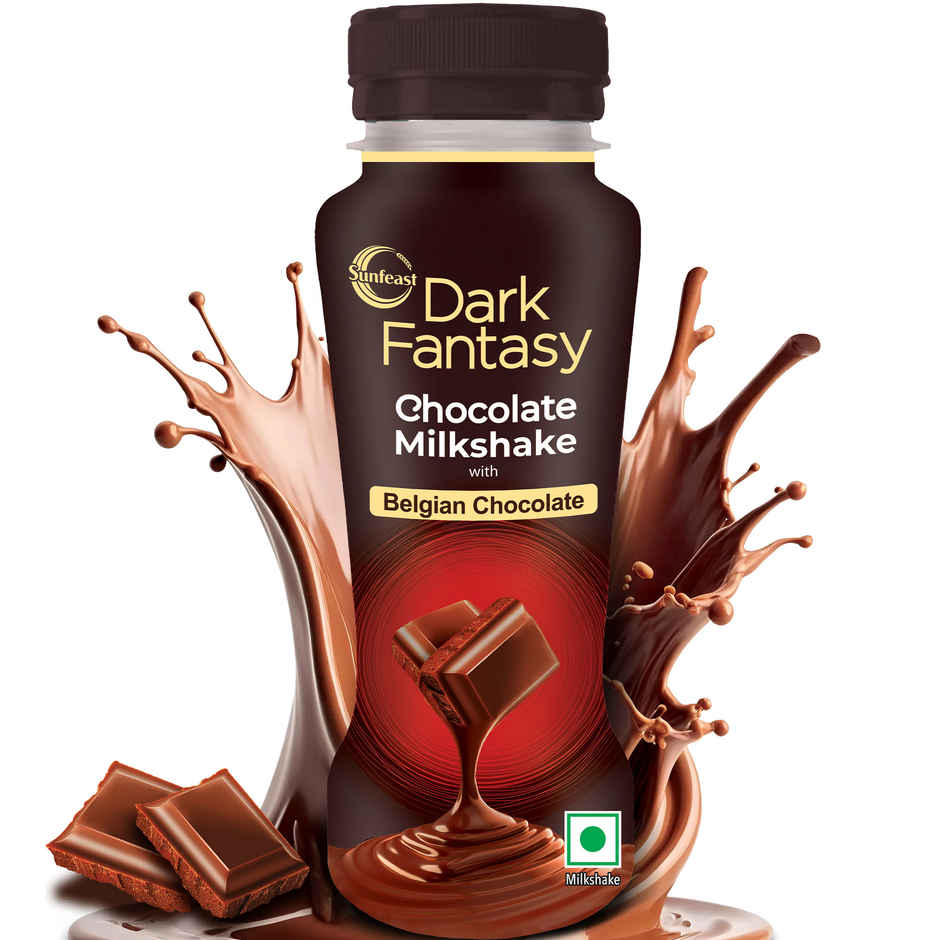 Sunfeast Dark Fantasy Chocolate Milkshake With Belgian Chocolate Combo 