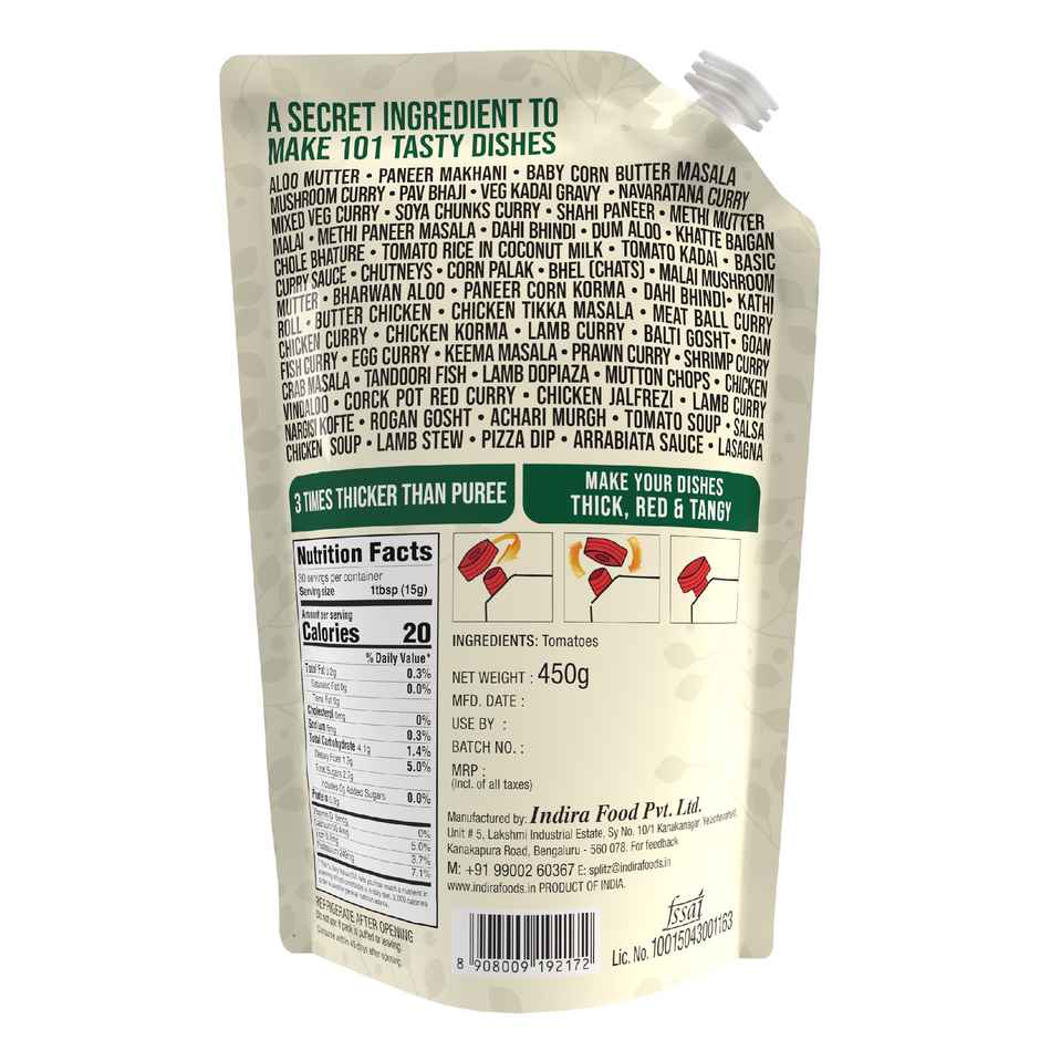 Indira's Natural Tomato Paste