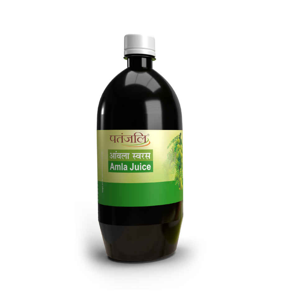 Patanjali Natural Amla Juice Gooseberry Drink Detox Juice