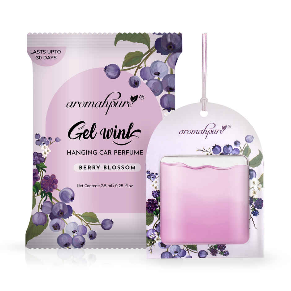Aromahpure Gel Wink Car Perfume - Berry Blossom | Long-Lasting | 30 Days