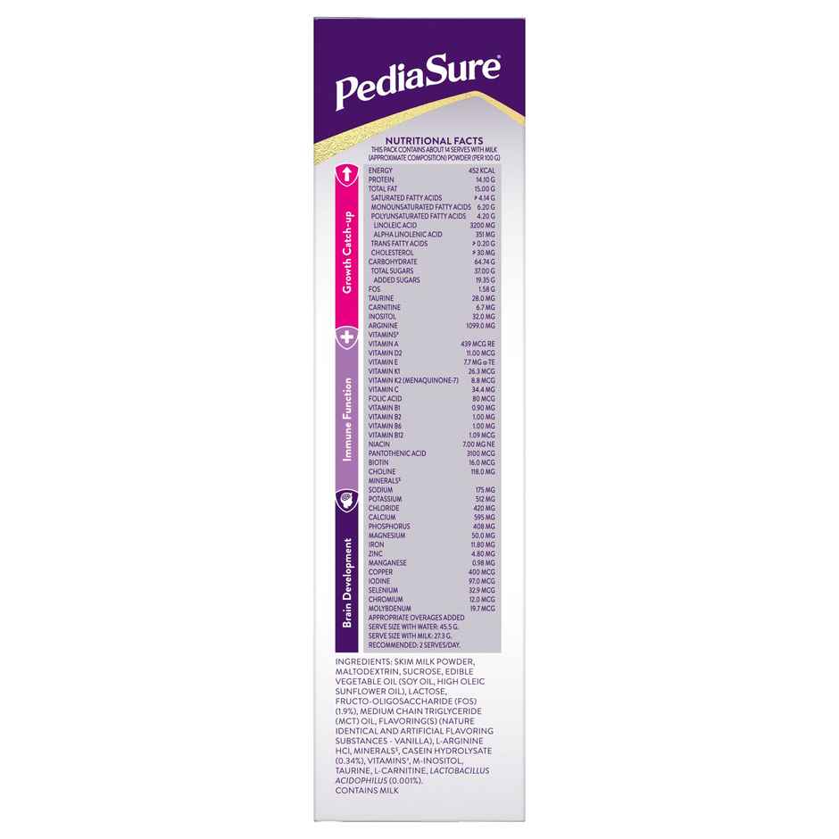 PediaSure Scientifically Designed Vanilla Drink Mix| For 2 - 6 years Kids