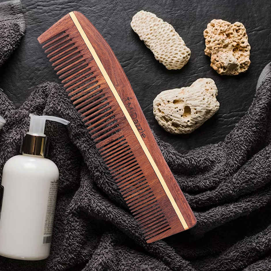 Midazzle Natural Handcrafted Sheesham Rosewood Hair Comb | MIRC2004