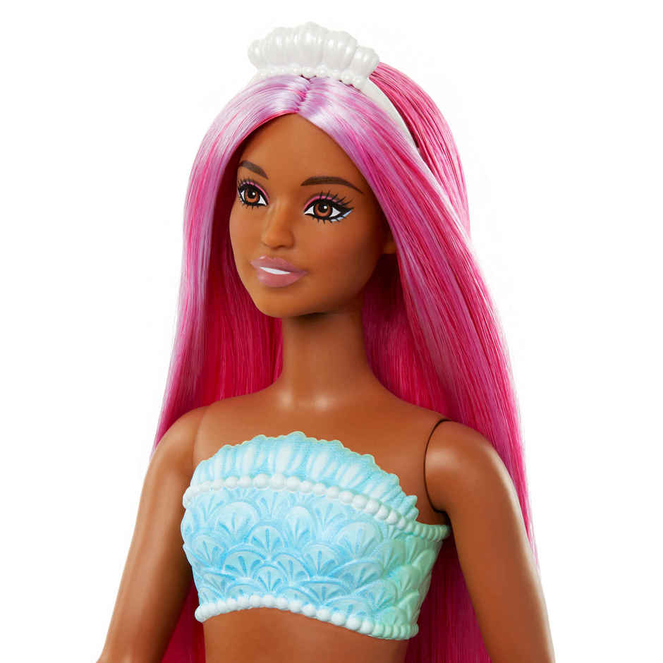 Barbie Mermaid Dolls with Fantasy Hair and Headband Accessories, Mermaid Toys