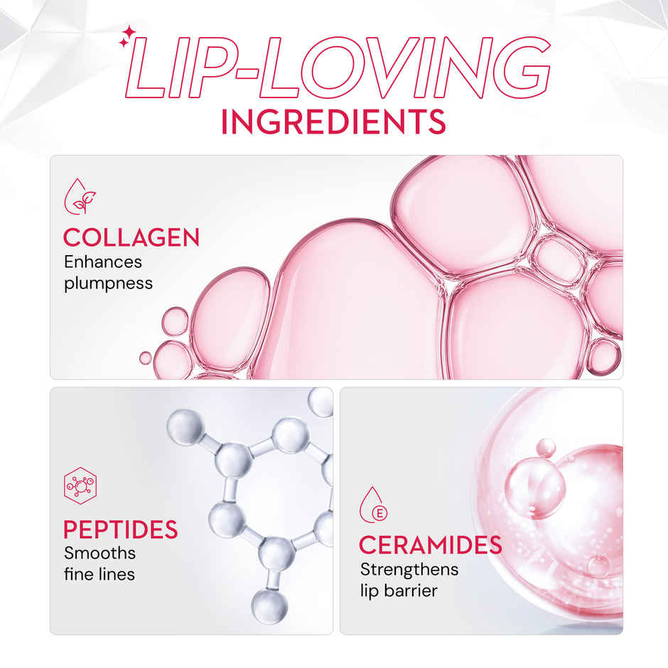 SUGAR Cosmetics Glide Peptide Plumping Gloss Stick|01 Peach Ping