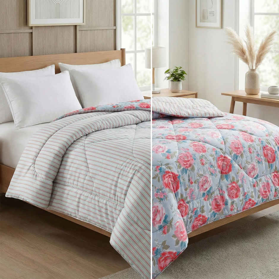 Dream Living Printed Reversible Double Bed AC Comforter 220 x 230 cm