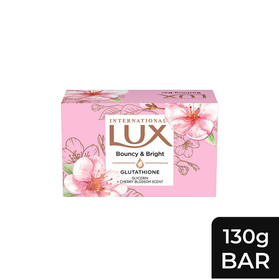 Lux International Bouncy and Bright Bathing Soap with Glutathione and Glycerin