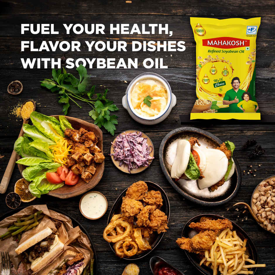 Mahakosh Refined Soyabean Oil | Pouch