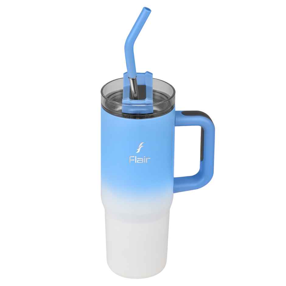 Flair Vogue 750 ml Insulated Stainless Steel Tumbler with Lid | Blue Ombre