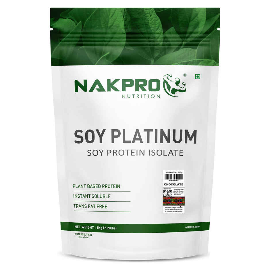 Nakpro Complete Soy Protein Isolate Chocolate - 25.3G Protein 4.6G Bcaa