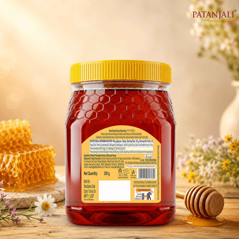 Patanjali Pure Natural Honey- No Added Sugar