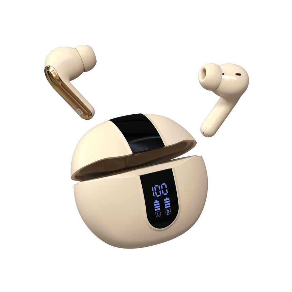 Portronics Twins 29 Smart TWS Earbuds Beige