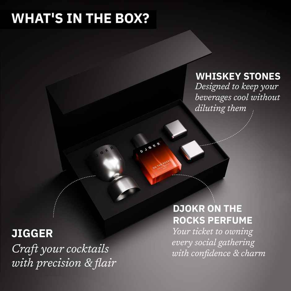 Djokr On The Rocks Gift Set For Men | Eau De Parfum | Gift Box