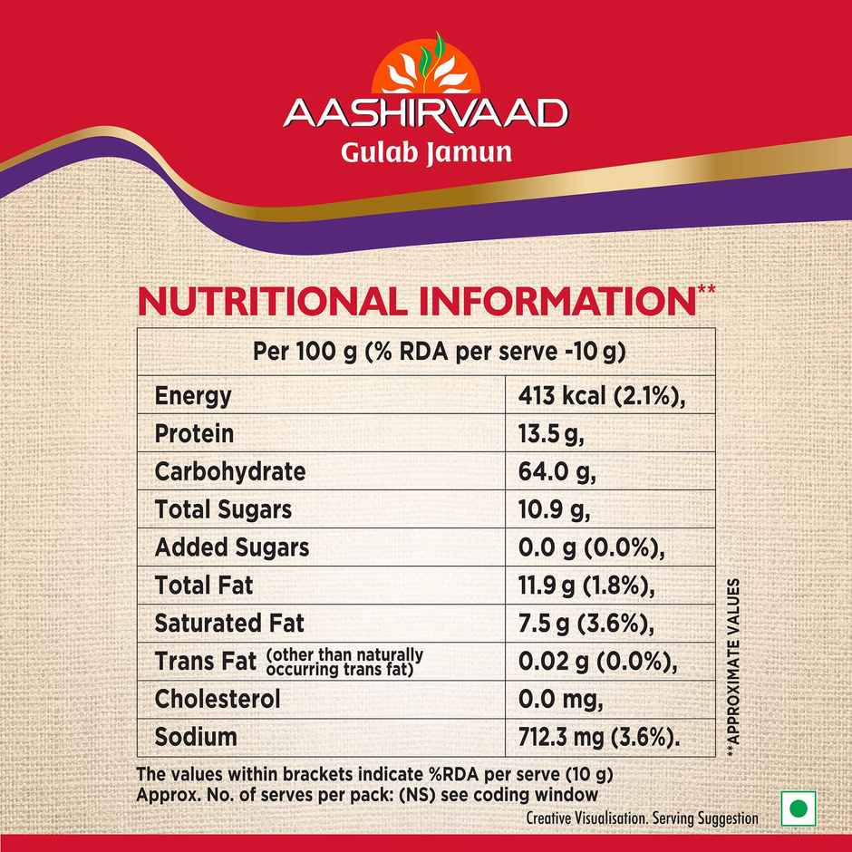 Aashirvaad Instant Mix | Gulab Jamun