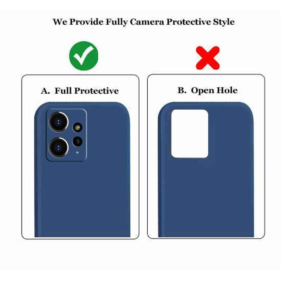 Artistque Case for Redmi Note 12 4g Back Cover - Plain Liquid Silicone Cover