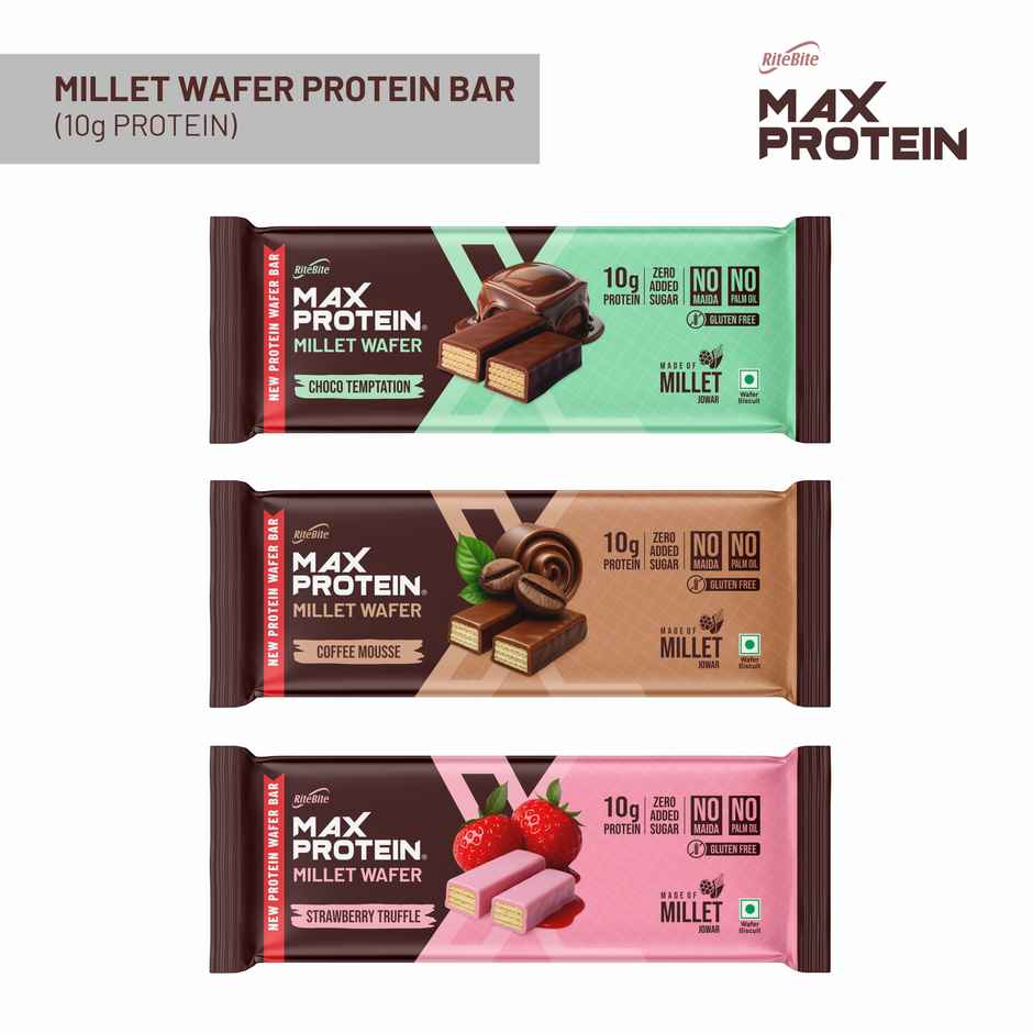 RiteBite Max Protein Assorted Millet Wafer Bar