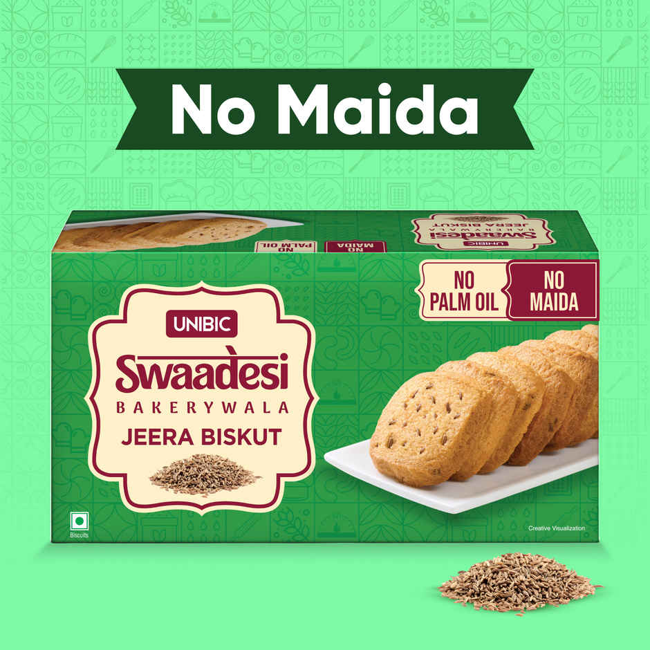 UNIBIC Swaadesi Jeera Bakery Biskut | No Maida| |No Palm oil