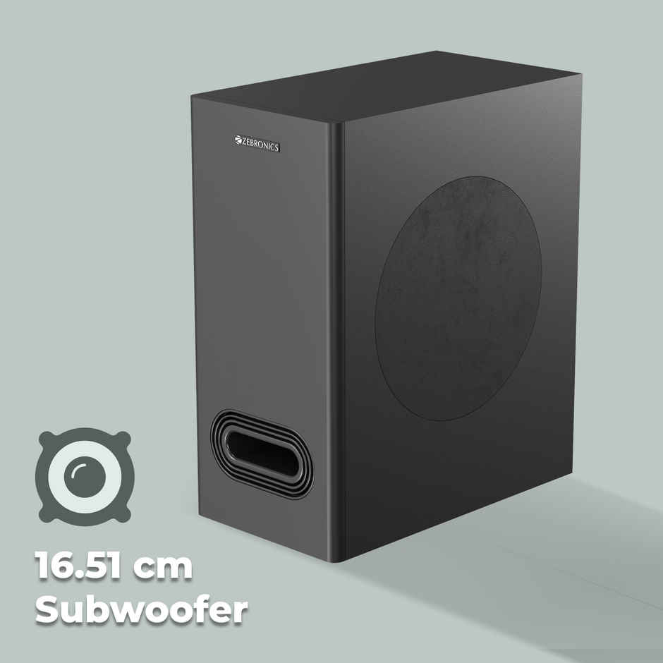 Zebronics Jukebar 9500WS PRO Dolby 5.1 soundbar with Wireless Satellites, Dolby Audio, 525W (Black)