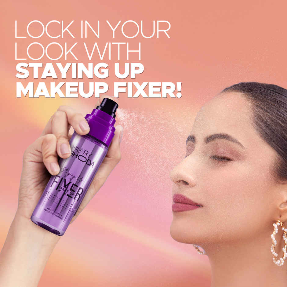 Hilary Rhoda Staying Up Makeup Fixer Spray