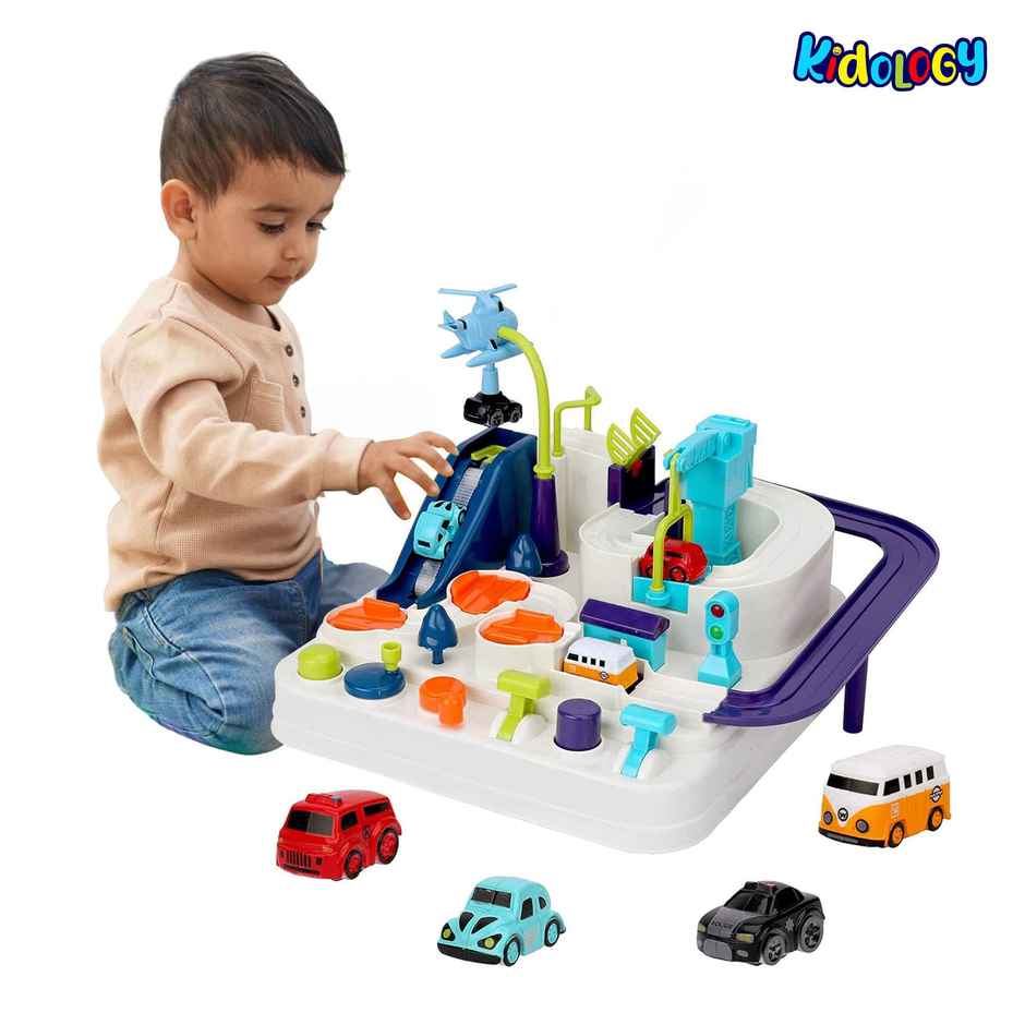 Kidology Car Adventure Toys for Kids | Parking Toy Car | Race Track Toys For Boys | Gift For Kids