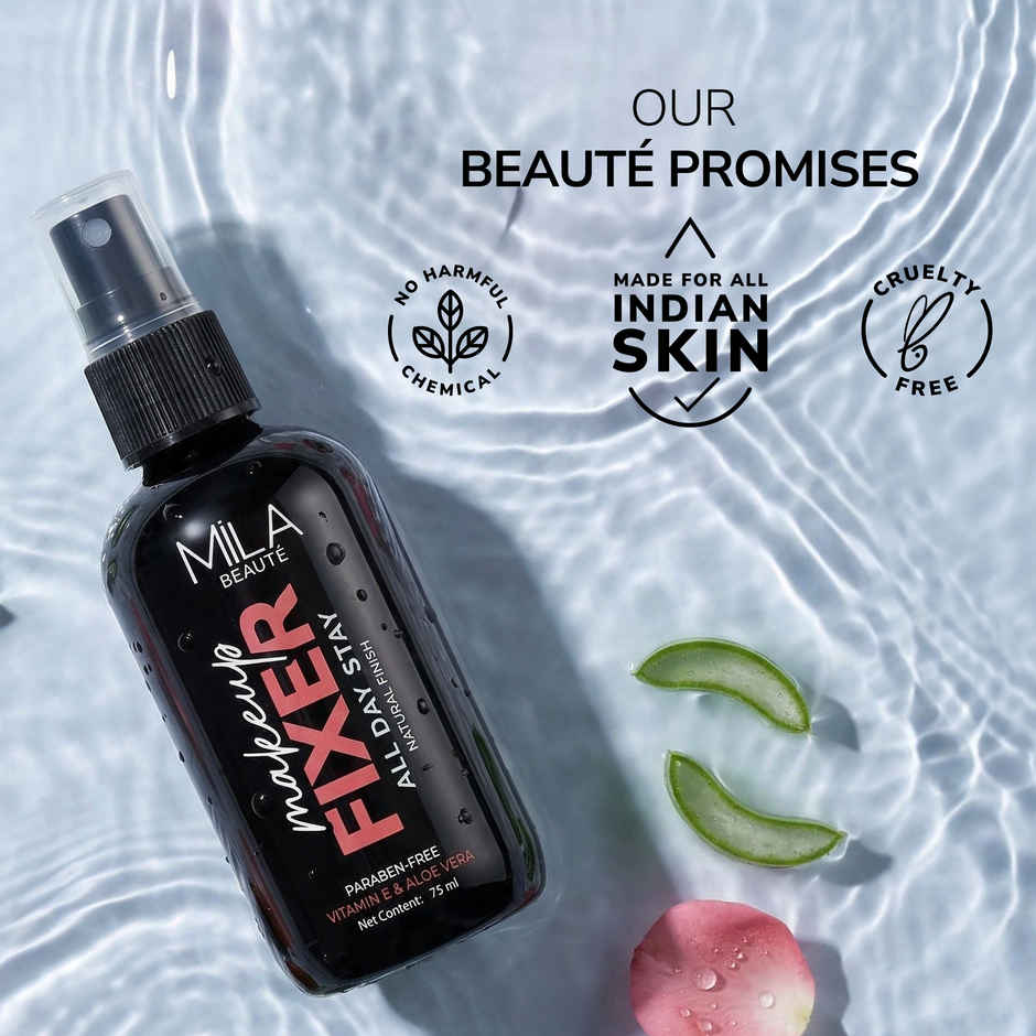 Mila Beaute Natural Makeup Fixer With Vitamin E and Aloe Vera
