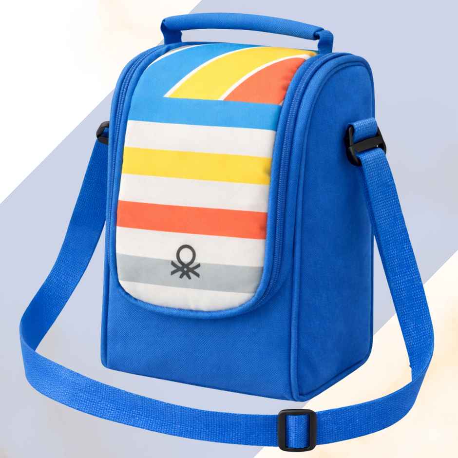 United Colors of Benetton Lunch Bag | Digital Print | Blue