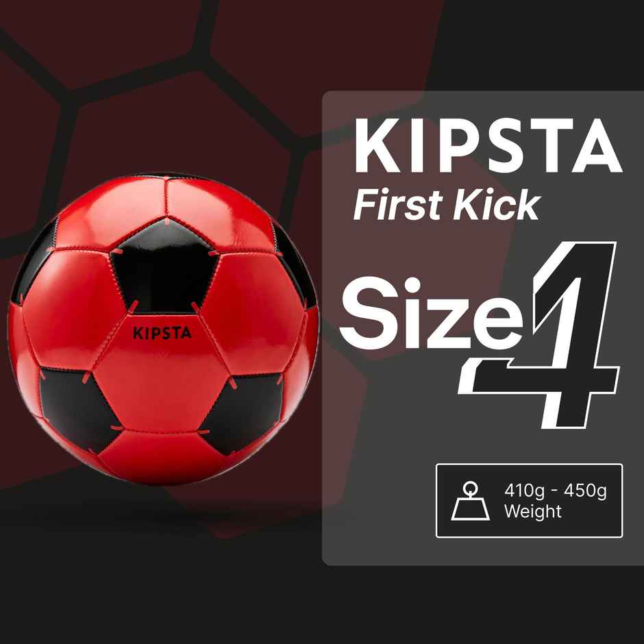 Decathlon | Kipsta Kids Football Size 4 - Red