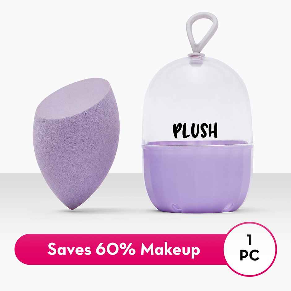 Plush Beauty Blender For Smooth Makeup Application Lilac Lush Makeup Sponge