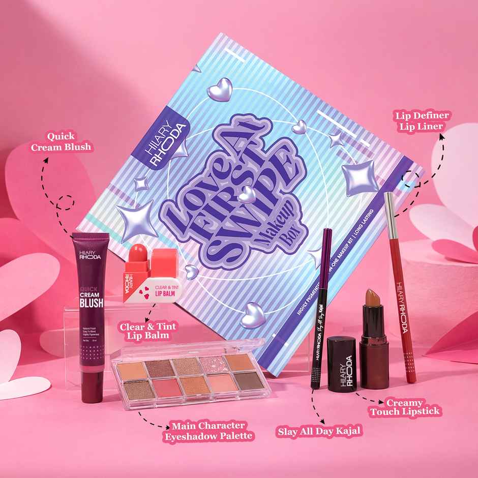 Hilary Rhoda Love at First Swipe Makeup Box | Valentine Makeup Kit | Valentine Gift for Girls