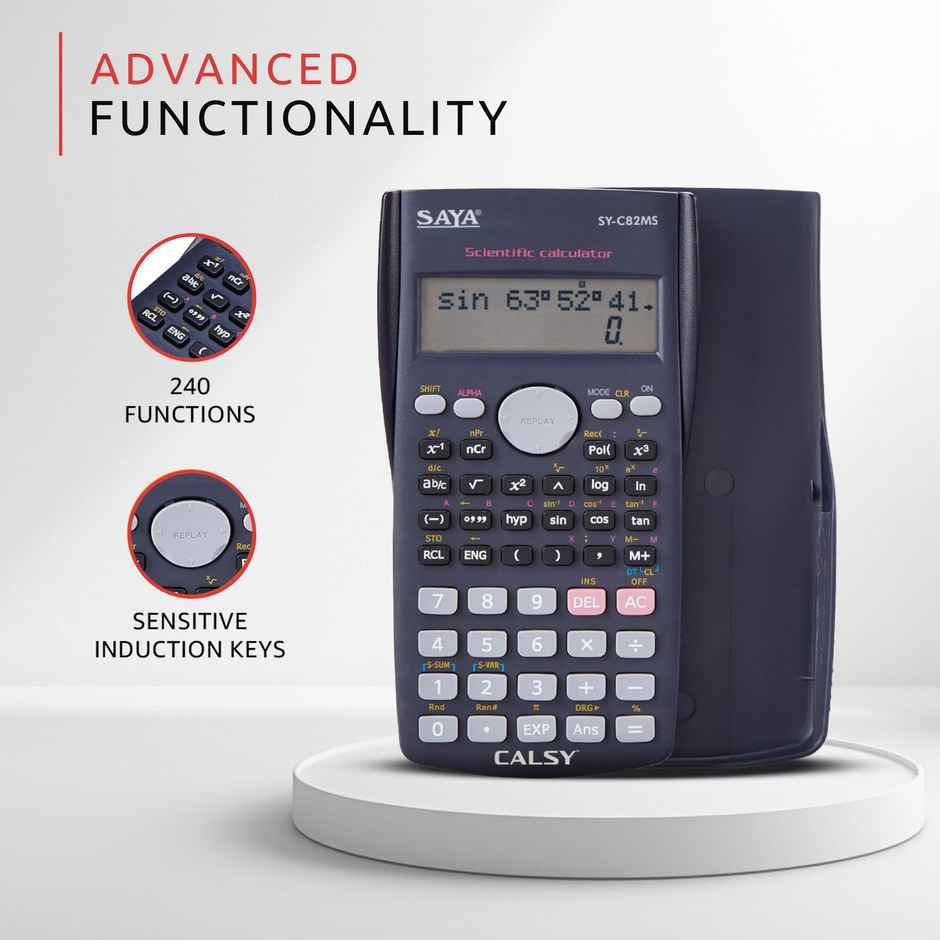 Saya Calsy Scientific Calculator SY-C82MS | 240 Functions for Math, Science & Engineering