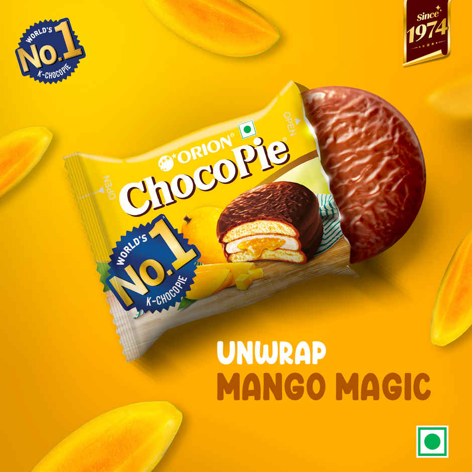 Orion Mango Choco Pie | Cake Snack