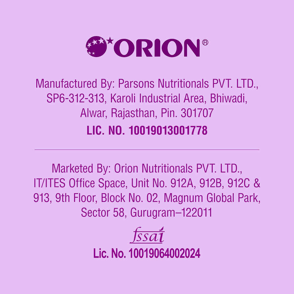 Orion Snow Dazzle Pie Blueberry Soft White Cake